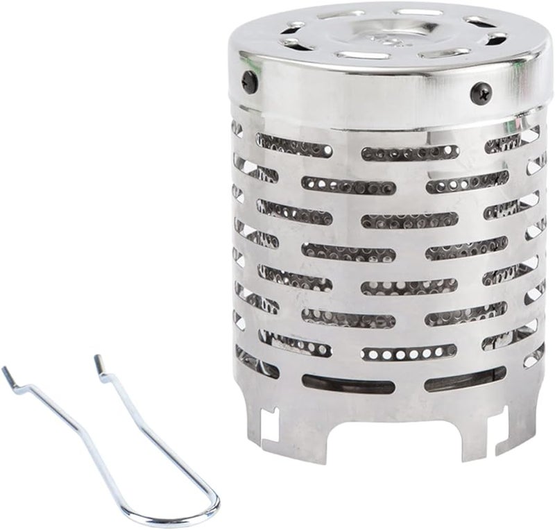 Stainless Steel Portable Outdoor Heater Cover For Stove Warmer Hood Cap - Image 5